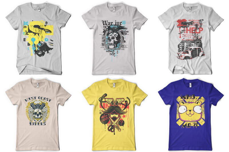 graphic t-shirt design pack - 100 T-shirt Designs Vol 8 Preview 16