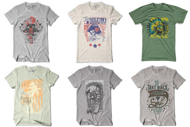 graphic t-shirt design bundle - 100 T-shirt Designs Vol 9 Bundle Preview 12
