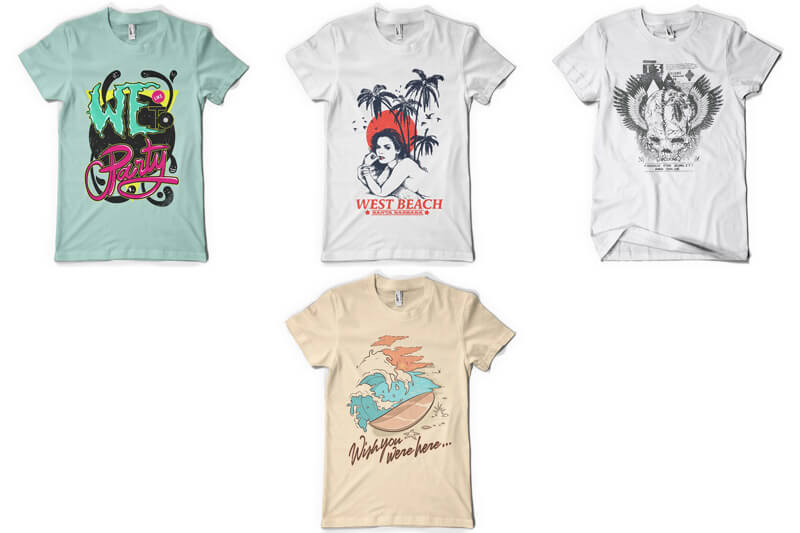 graphic t-shirt design bundle - 100 T-shirt Designs Vol 9 Bundle Preview 17
