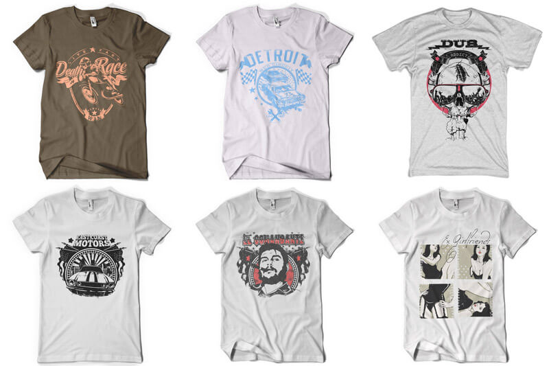 100 T-shirt Designs Vol 10 Bundle Preview 05