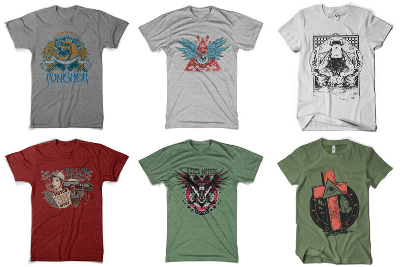 100 T-shirt Designs Vol 10 Bundle Preview 12