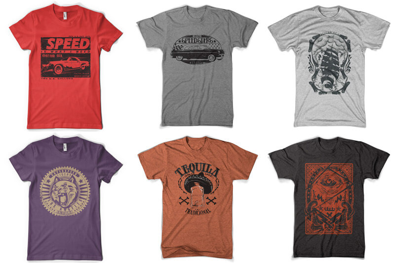 100 T-shirt Designs Vol 10 Bundle Preview 14