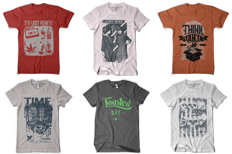 100 T-shirt Designs Vol 10 Bundle Preview 15