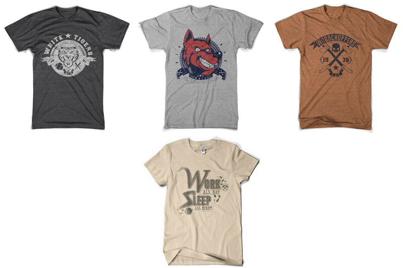 100 T-shirt Designs Vol 10 Bundle Preview 17