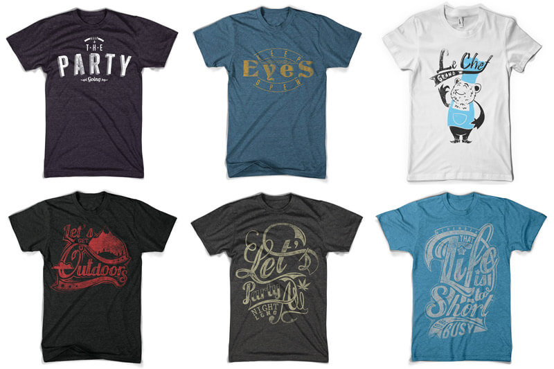 bold t-shirt designs - 100 T-shirt Designs Vol 10 Bundle Preview 07