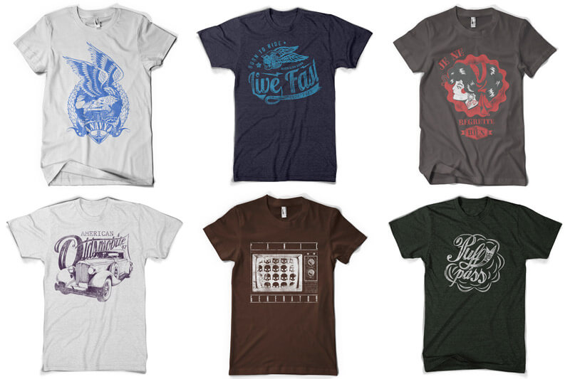 bold t-shirt designs - 100 T-shirt Designs Vol 10 Bundle Preview 10