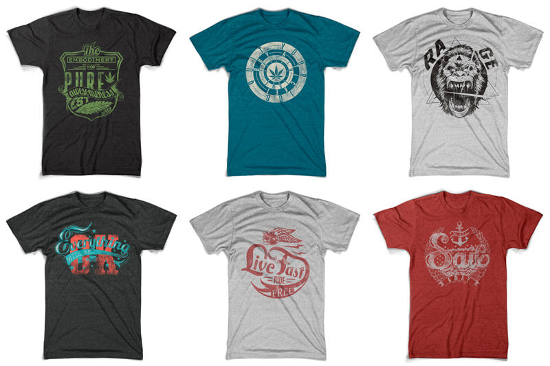 bold t-shirt designs - 100 T-shirt Designs Vol 10 Bundle Preview 11
