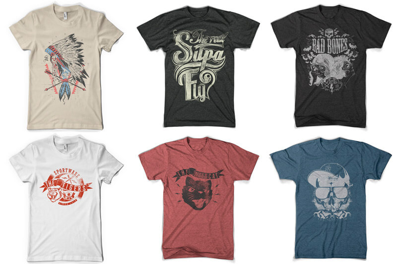 bold t-shirt designs - 100 T-shirt Designs Vol 10 Bundle Preview 15