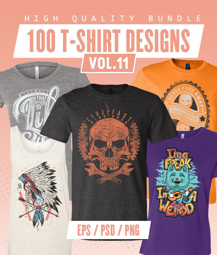 100-T-shirt-Designs-Vol-11-Cover-750x882px