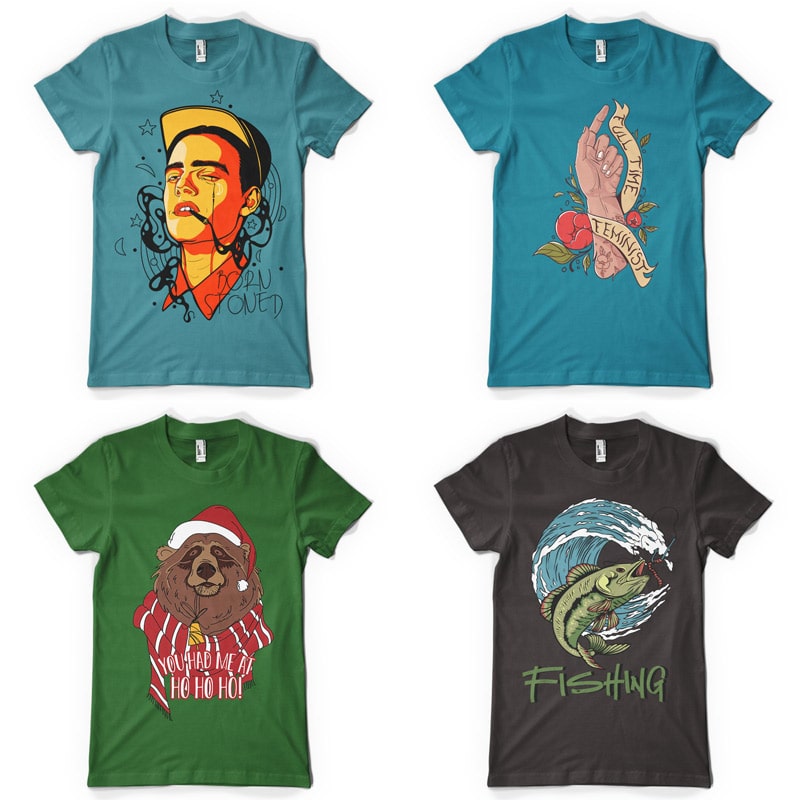 vibrant t-shirt design bundle - Magda's Bundle Vol 2 Preview 01