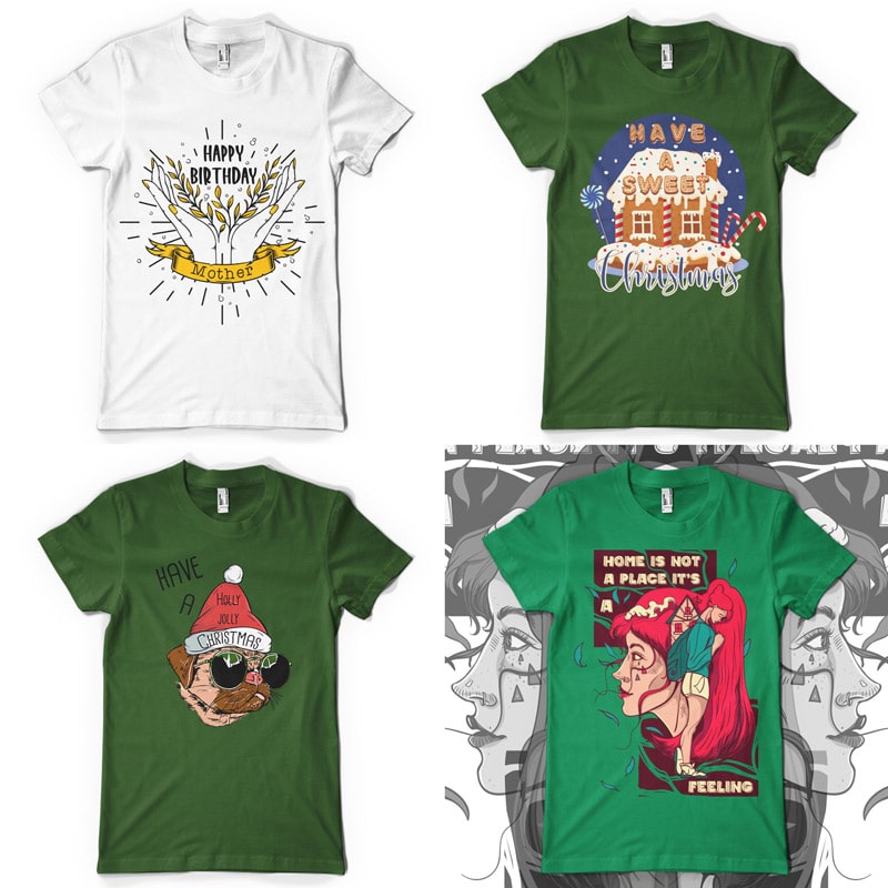 vibrant t-shirt design bundle - Magda's Bundle Vol 2 Preview 02