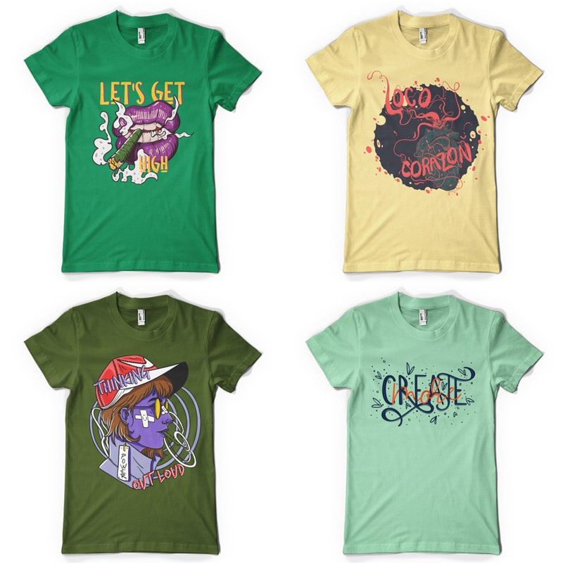 vibrant t-shirt design bundle - Magda's Bundle Vol 2 Preview 06