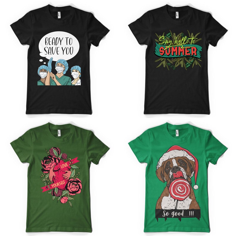 vibrant t-shirt design bundle - Magda's Bundle Vol 2 Preview 07