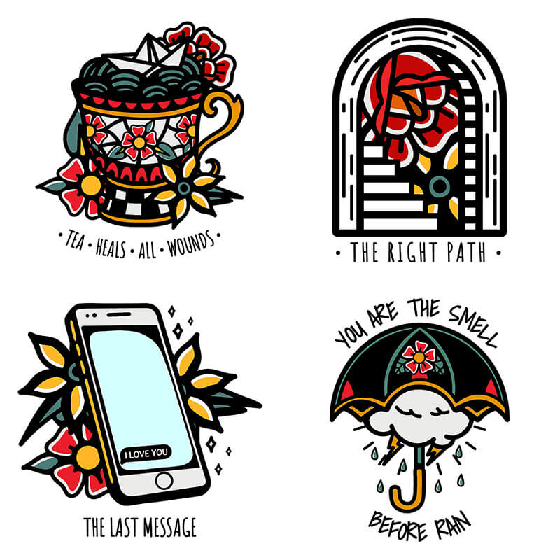 traditional tattoo art bundle - traditional tattoo art