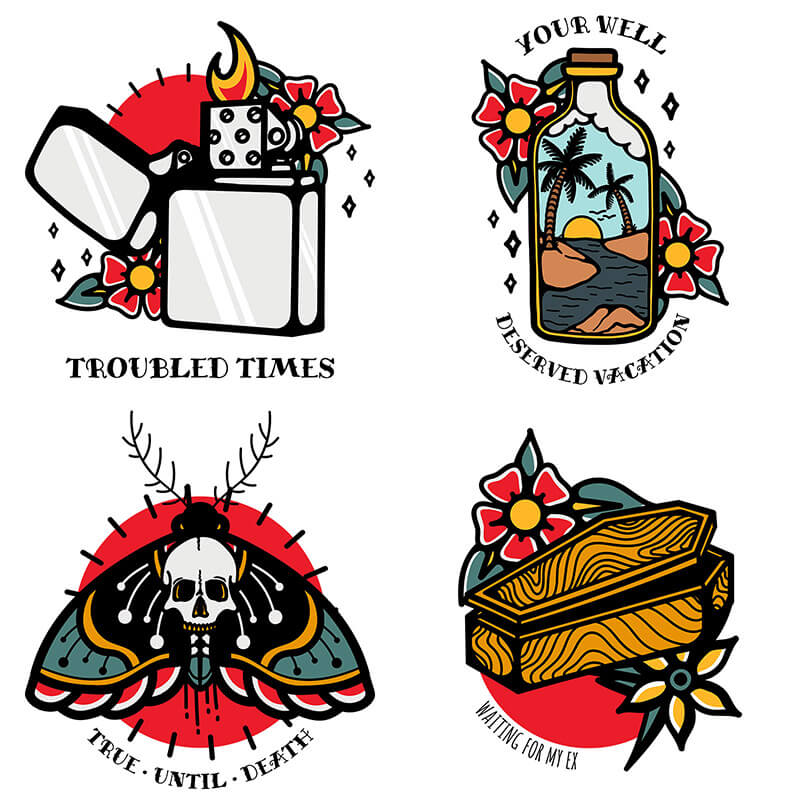 traditional tattoo art bundle - traditional tattoo art