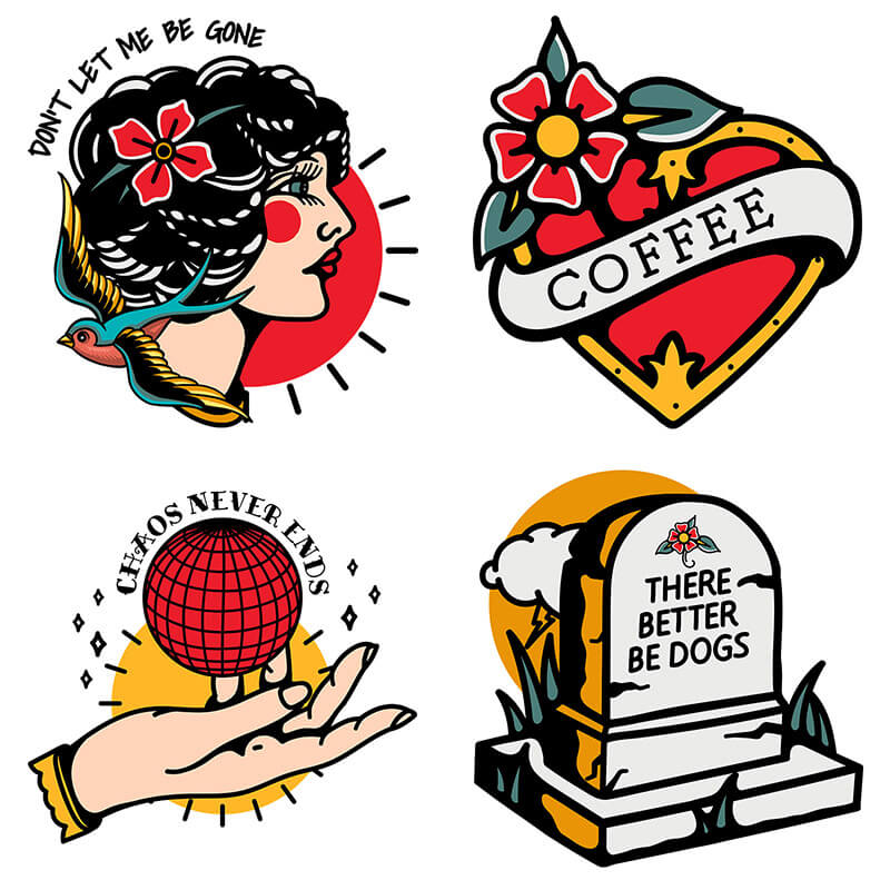 traditional tattoo art bundle - traditional tattoo art