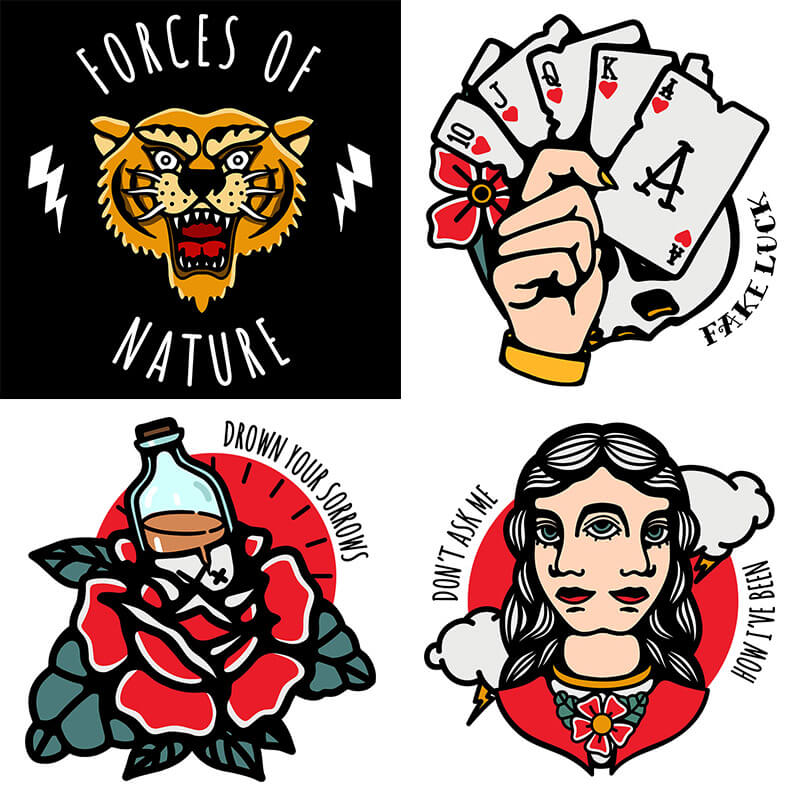 traditional tattoo art bundle - traditional tattoo art