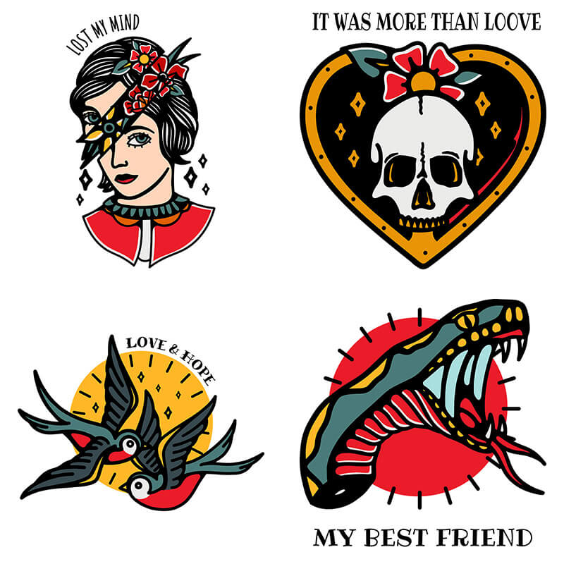 traditional tattoo art bundle - traditional tattoo art