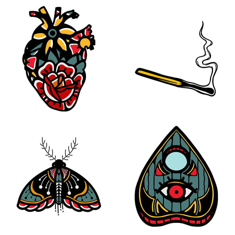 traditional tattoo art bundle - traditional tattoo art