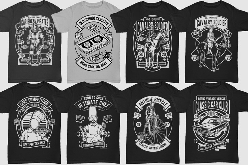 retro t-shirt designs bundle - 250-Retro-T-shirt-Designs-4-Preview-07