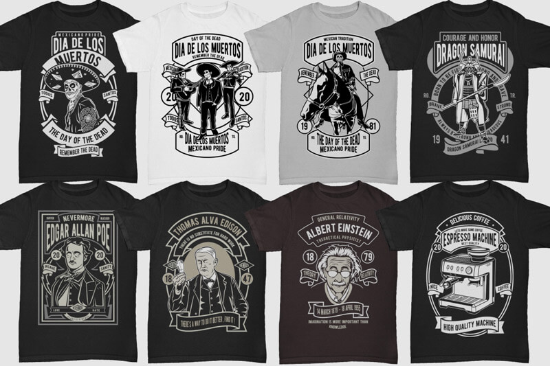 retro t-shirt designs bundle - 250-Retro-T-shirt-Designs-4-Preview-10