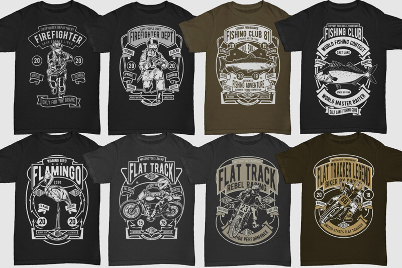 retro t-shirt designs bundle - 250-Retro-T-shirt-Designs-4-Preview-12