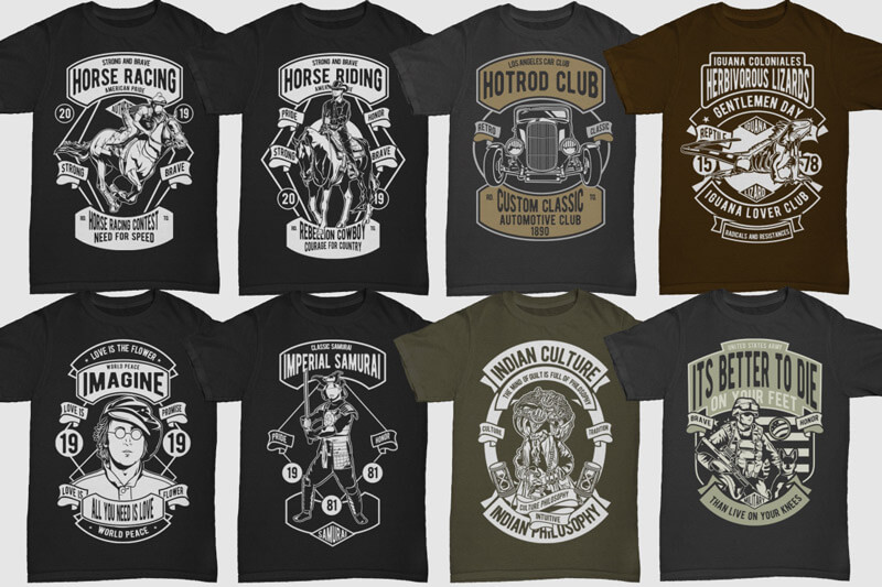 retro t-shirt designs bundle - 250-Retro-T-shirt-Designs-4-Preview-15
