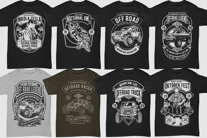 retro t-shirt designs bundle - 250-Retro-T-shirt-Designs-4-Preview-21