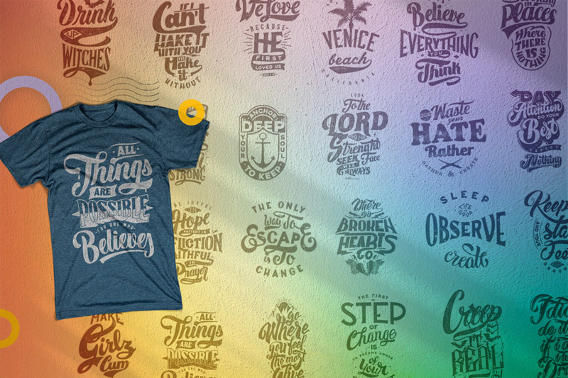100 professional t-shirt designs