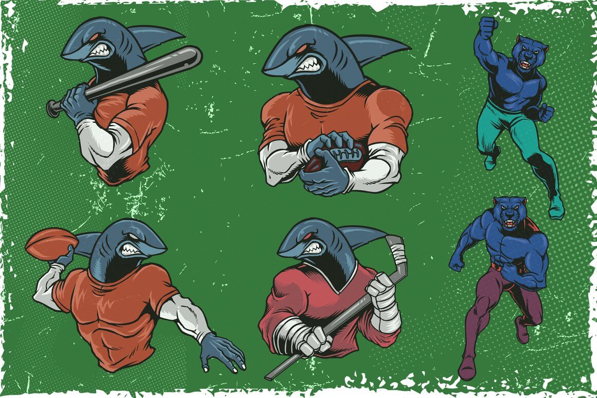 vector mascot logo pack