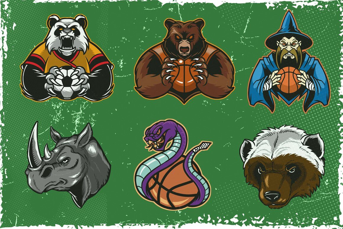 vector mascot logo pack