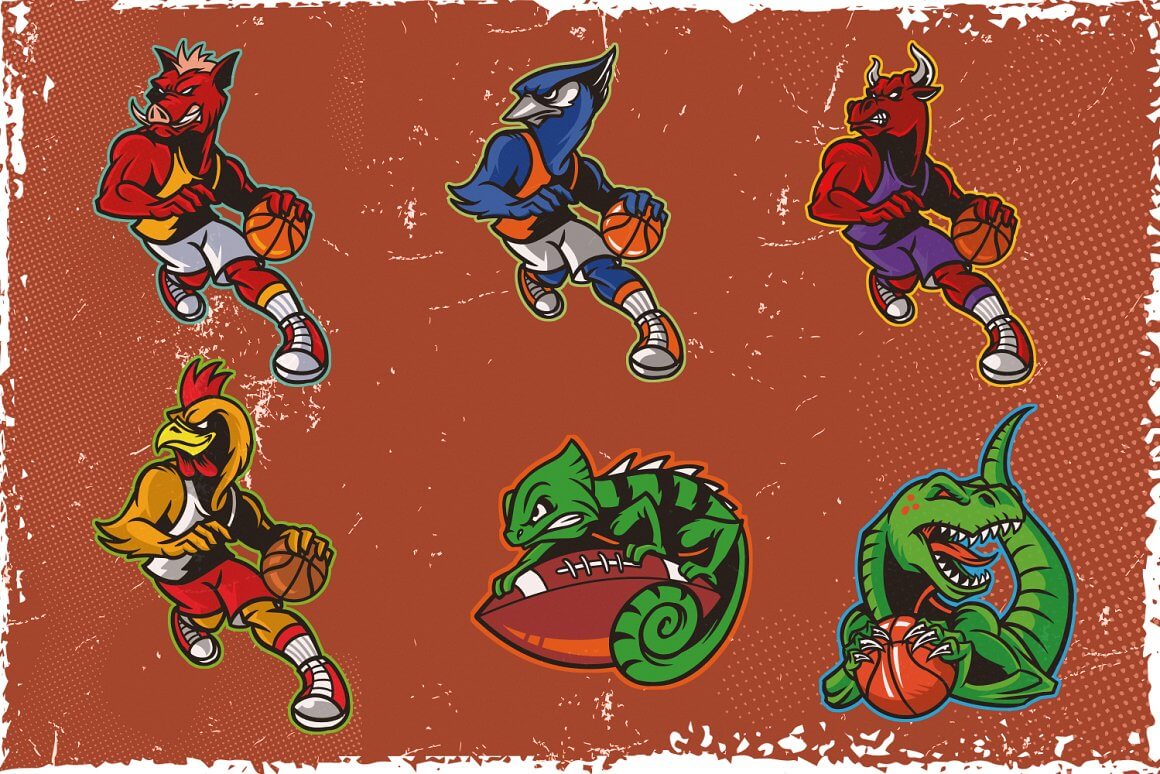 vector mascot logo pack