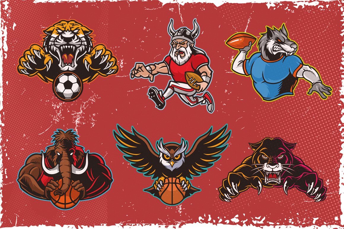 vector mascot logo pack