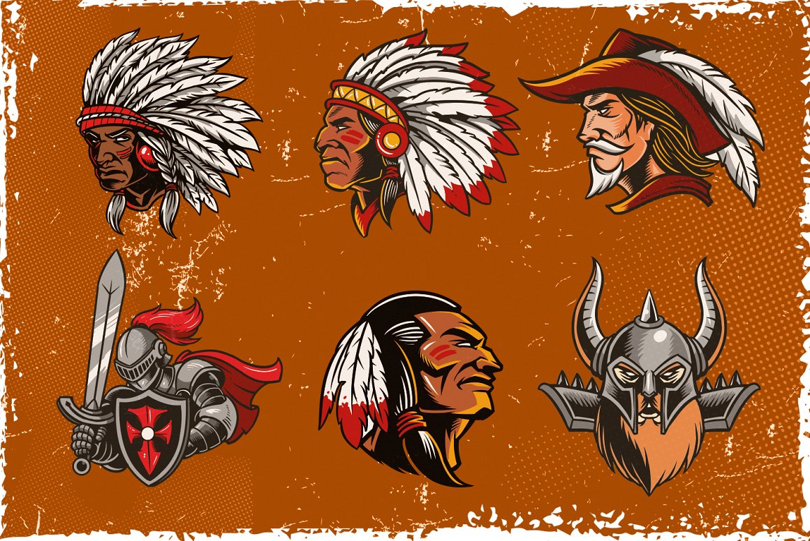 vector mascot logo pack