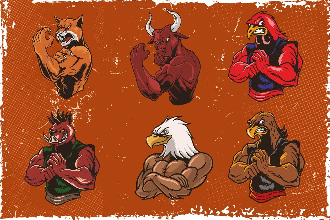 vector mascot logo pack