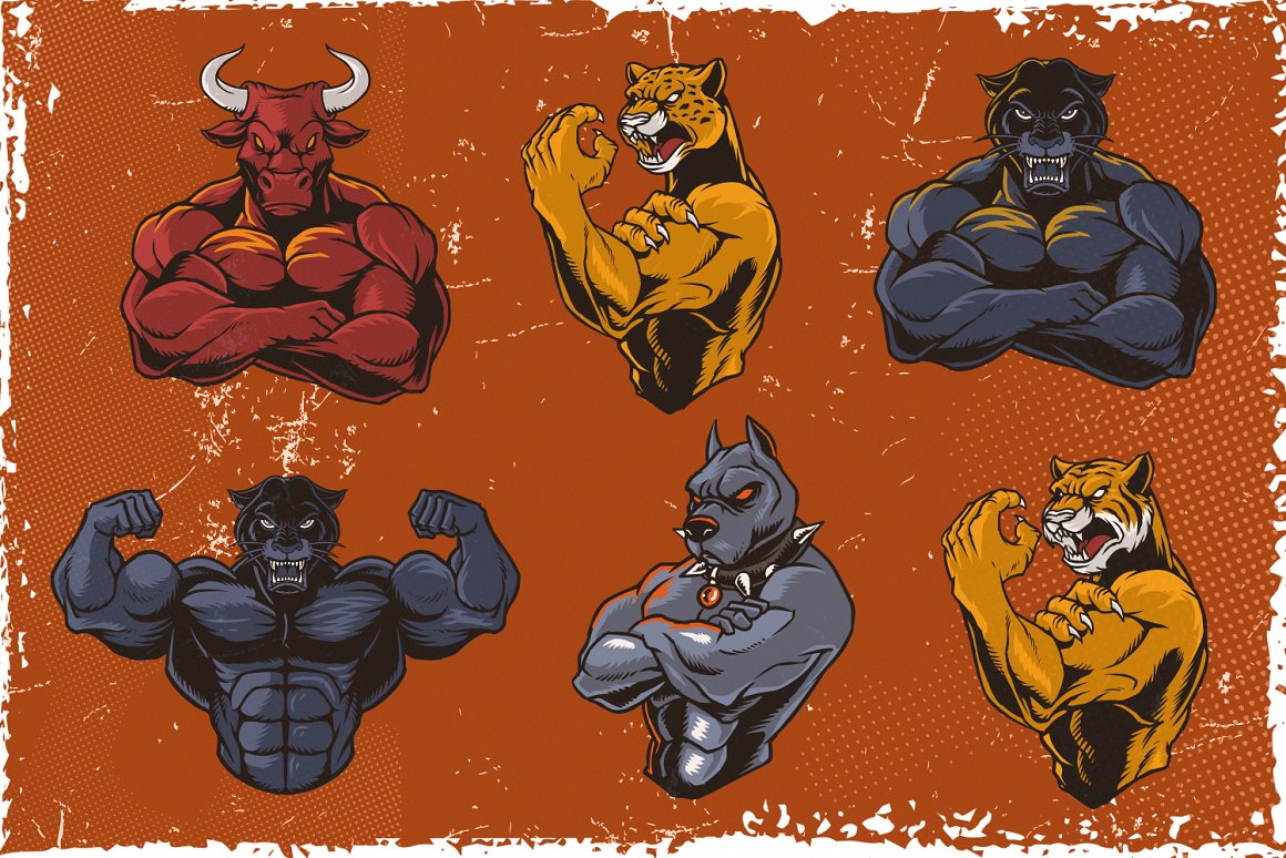vector mascot logo pack