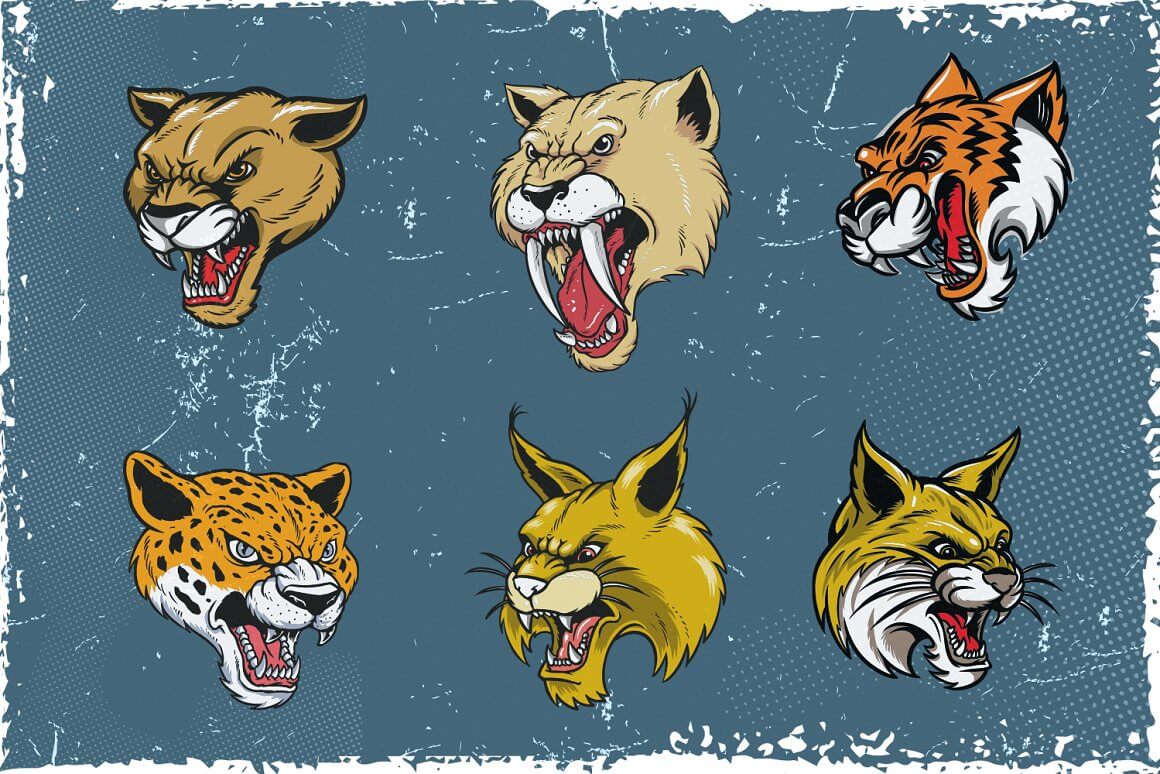 vector mascot logo pack